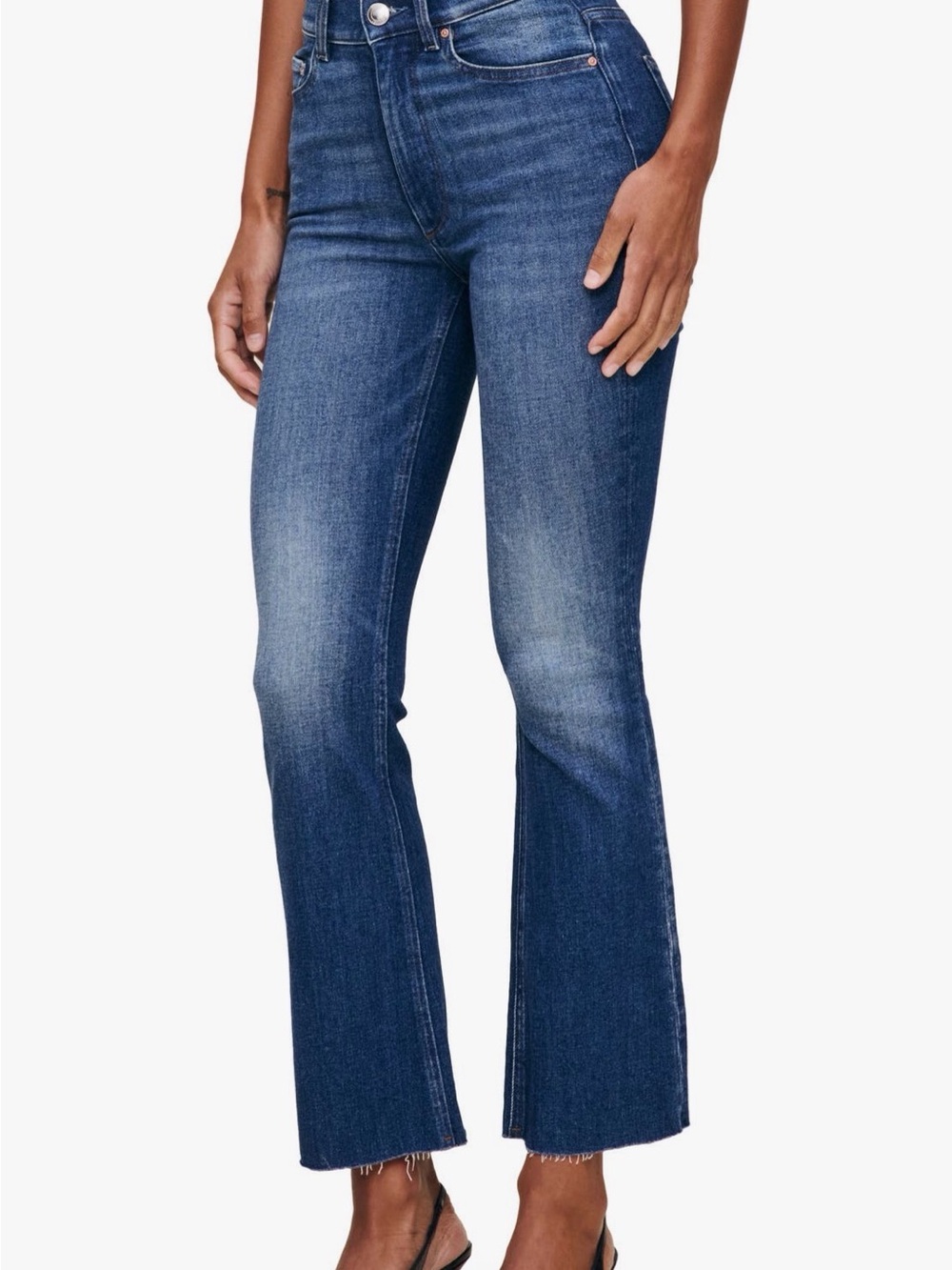 DL1961 Bridget Bootcut High Rise Instasculpt Crop Jeans - Sz 34. NWT. (HTF!!)